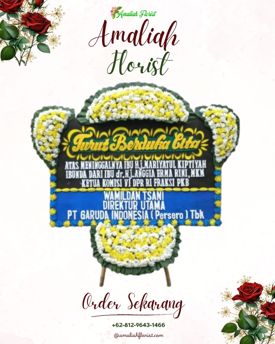Papan Bunga Duka Pontianak Barat